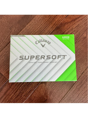 Callaway Supersoft Green Golf Balls - 3pack of 3 - NIB